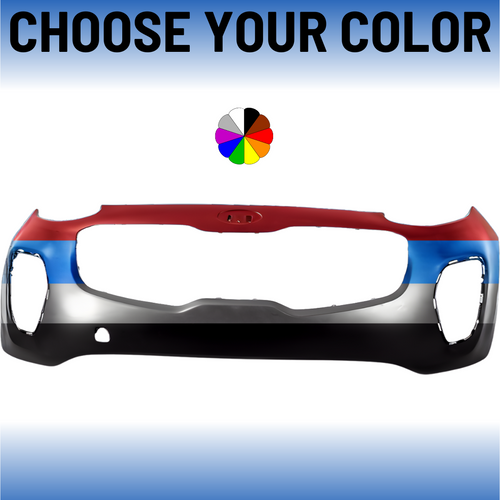 Front Bumper Cover For 2017-2019 Kia Sportage AWD