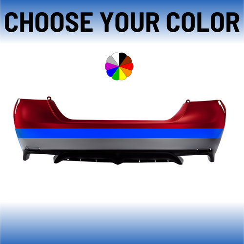 Rear Bumper Cover For 2018-2023 Toyota Camry SE/XSE CAPA