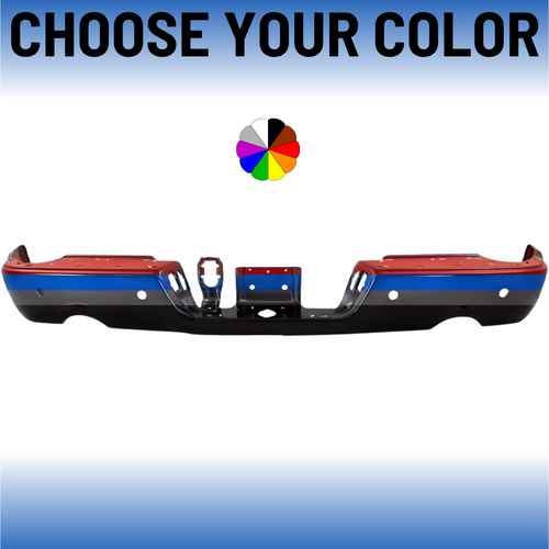 Rear Step Bumper For 2009-2018 Dodge RAM 1500 With  Dual Exhaust Rear Step Bumper For 2009-2018 Dodge RAM 1500 With  Dual Exhaust