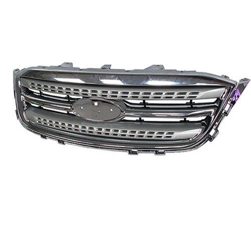 Front Bumper Chrome Grille For 2010-2012 Ford Taurus   SHO