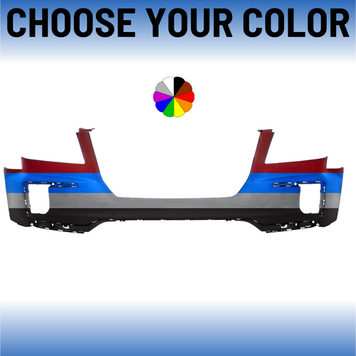 Front Upper Bumper Cover For 2016-2017 GMC Terrain Without Park Lamps