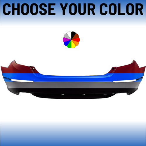 Rear Bumper Cover For 2018-2022 Honda Accord Sedan Without Sensors