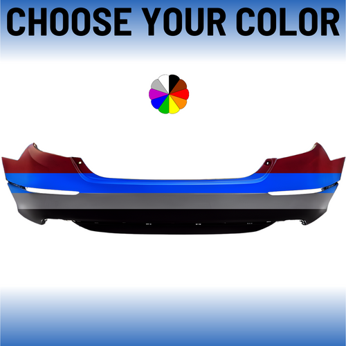 Rear Bumper Cover For 2018-2022 Honda Accord Sedan Without Sensors