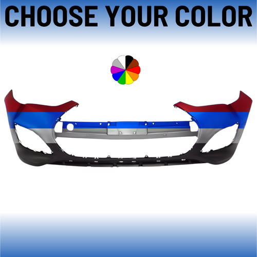 Front Bumper Cover For 2013-2017 Hyundai Veloster 1.6 Turbo Models