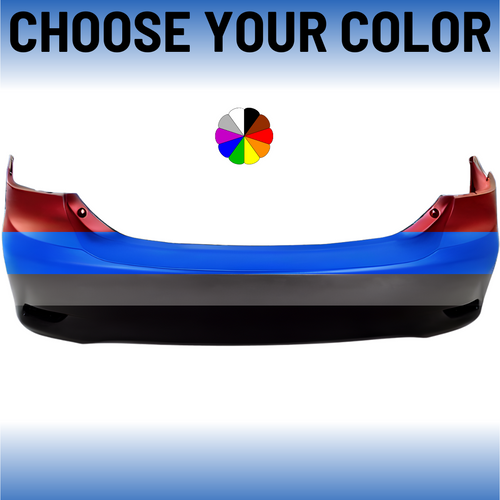 Rear Bumper Cover For 2011-2013 Toyota Corolla Base/CE/L/LE Without Spoiler Hole