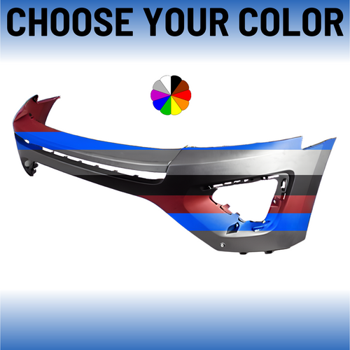 Front Upper Bumper Cover For 2018-2021 Ford Expedition With Sensors Without Auto Park