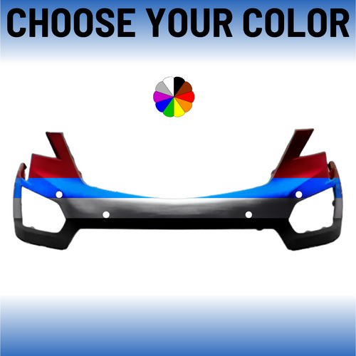 Front Bumper Cover For 2017-2019 Cadillac XT5 With Collision Warning and Sensors Without Adaptive Cruise