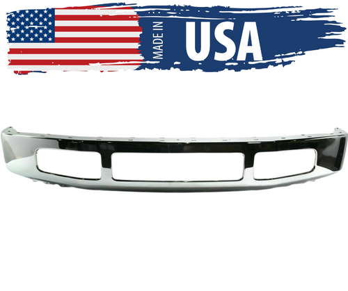 USA Made Chrome Front Bumper For 2008-2010 Ford F-250 F-350 Super Duty USA Made Chrome Front Bumper For 2008-2010 Ford F-250 F-350 Super Duty