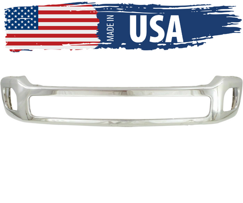 USA Made Chrome Front Bumper For 2011-2016 Ford F-450 F-550 Super Duty