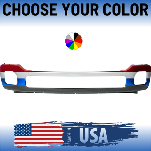 USA Made Paintable Front Bumper For 2011-2016 Ford F-250 F-350 Super Duty