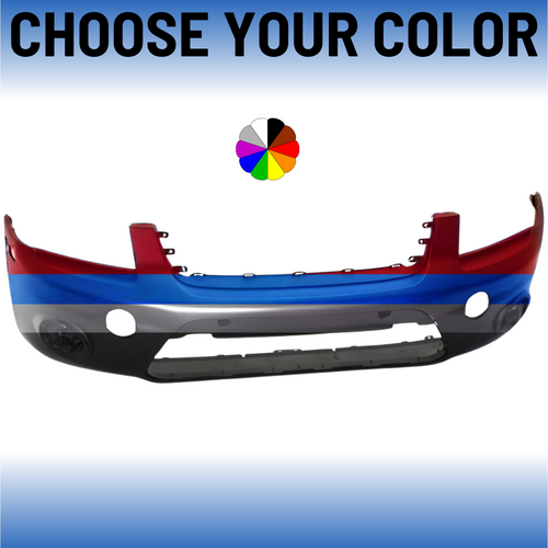 Front Bumper Cover For 2010-2013 Ford Transit Connect XL and XLT Models Without Fogs