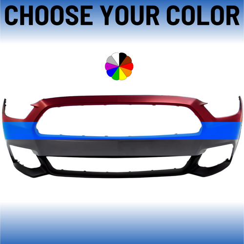 Front Bumper Cover For 2015-2017 Ford Mustang