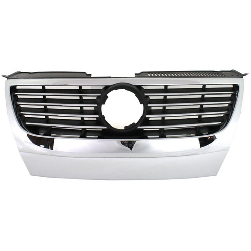 Grille For 2006-2010 Volkswagen Passat Chrome Shell With Black  Insert