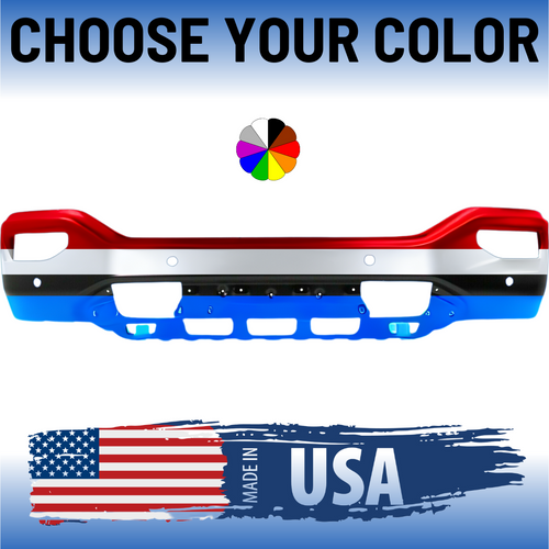 USA Made Front Bumper For 2016-2018 GMC Sierra 1500 With Sensors