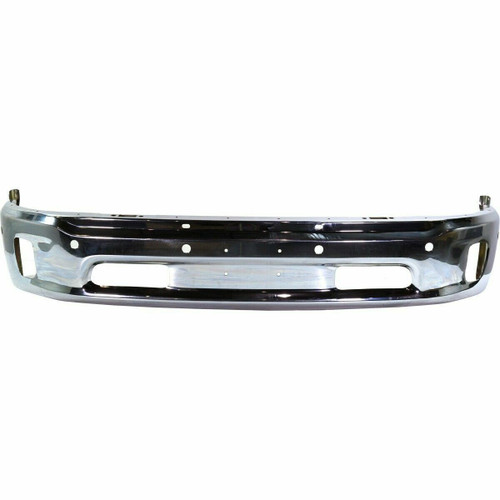 Chrome Front Bumper For 2014-2018 Dodge Ram 1500 With Sensors
