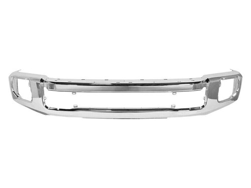 Chrome Front Bumper For 2020-2022 Ford F-250/F-350 Super Duty With Fog Lamps