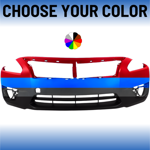 Front Bumper Cover For 2013-2015 Nissan Altima Sedan