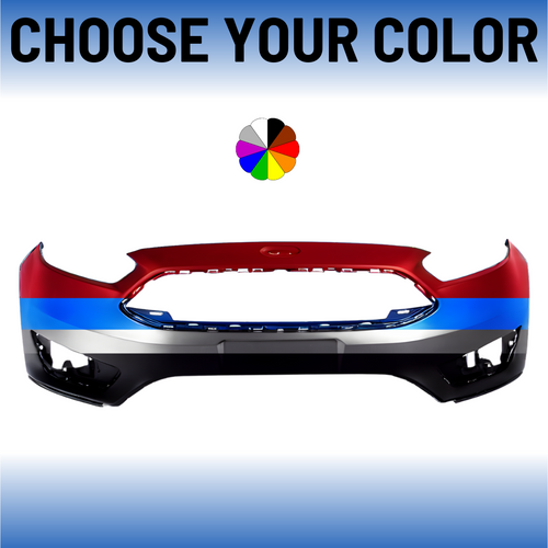Front Bumper Cover For 2015-2018 Ford Focus