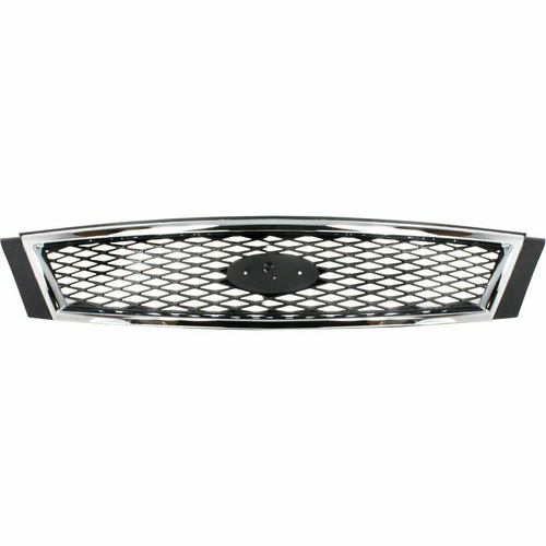 Grille For 2005-2007 Ford Five Hundred Chrome Shell With Black Insert