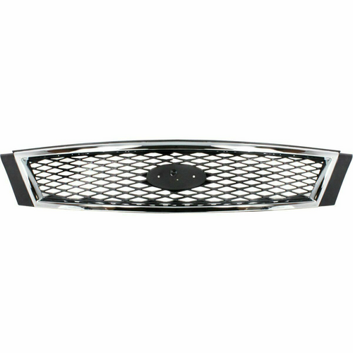 Grille For 2005-2007 Ford Five Hundred Chrome Shell With Black Insert