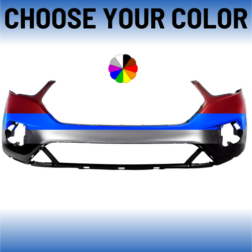 Front Bumper For 2017-2019 Ford Escape Without Park Assist