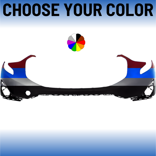 Front Bumper Cover For 2018-2021 GMC Terrain Without Sensors