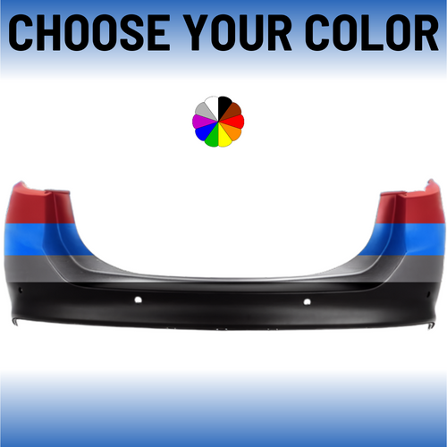 Rear Bumper Cover 2013-2018 Ford Fusion With Sensors