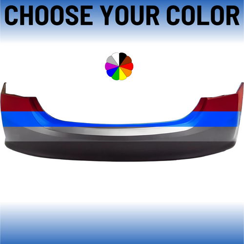 Rear Bumper Cover For 2016-2018 Chevrolet Malibu Sedan Without Sensors