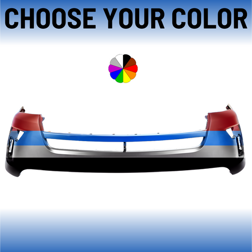 Front Bumper For 2018-2019 Ford Explorer Without Sensor and Tow Hook Holes