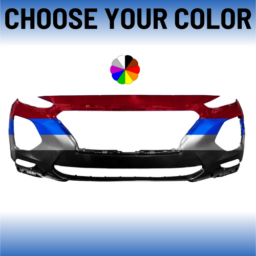 Front Bumper Cover For 2019-2020 Hyundai Santa Fe Without Park Assist Sensors