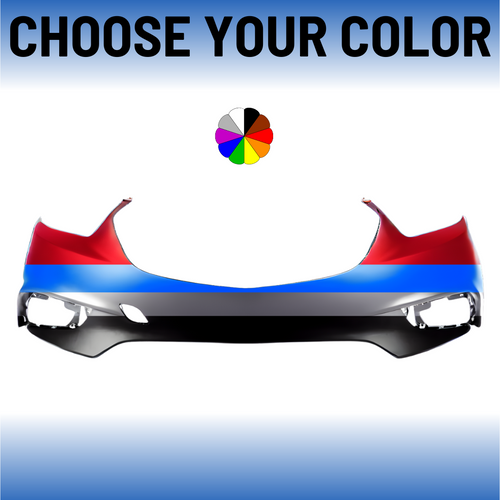 Front Upper Bumper Cover For 2017-2022 Buick Encore With Fog Lamp Holes and Without Sensor Holes