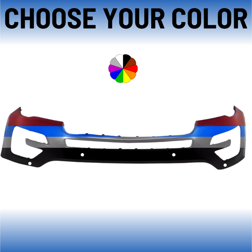 Front Bumper For 2016-2017 Ford Explorer With 4 Sensors