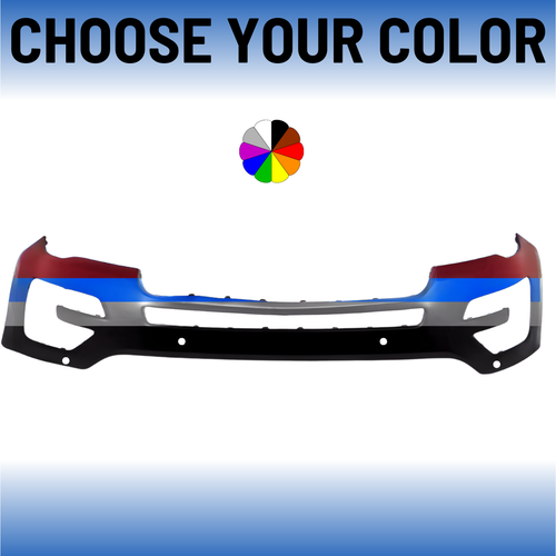 Front Bumper For 2016-2017 Ford Explorer With 4 Sensors