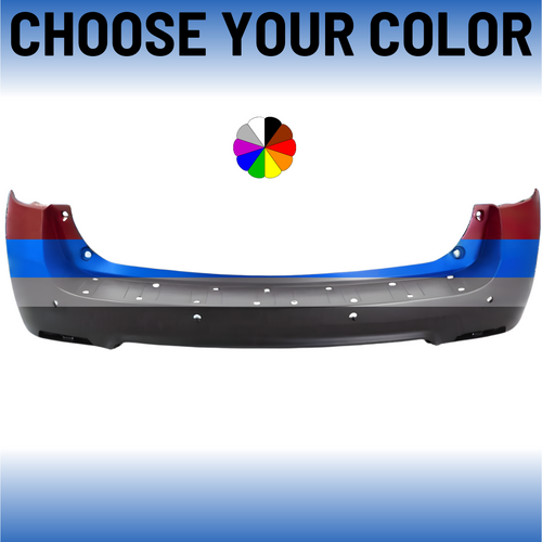 Rear Bumper Cover For 2010-2015 Chevrolet Equinox With Sensors