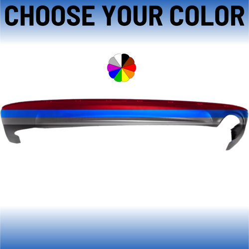 Rear Bumper Valance For 2013-2018 Ford Fusion Single Exhaust