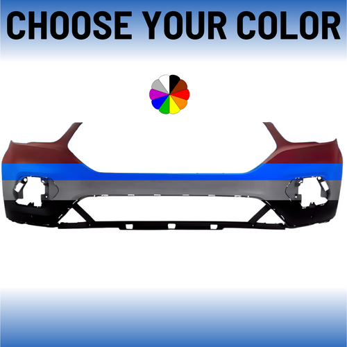 Front Bumper Cover For 2017-2019 Ford Escape With Auto Park Holes