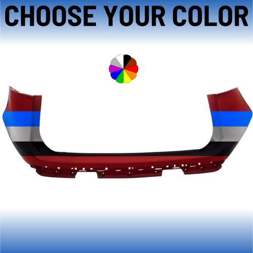 Rear Upper Bumper Cover For 2015-2018 Ford Edge Without Sensors