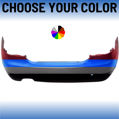 Rear Bumper Cover For 2008-2010 BMW 5-Series Sedan Without Sensors
