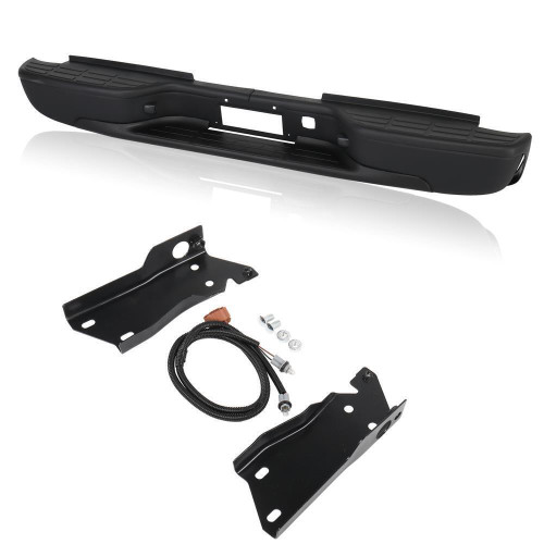 Complete Rear Bumper Assembly For 2001-2006 Chevrolet Silverado/GMC Sierra 2500 HD/3500