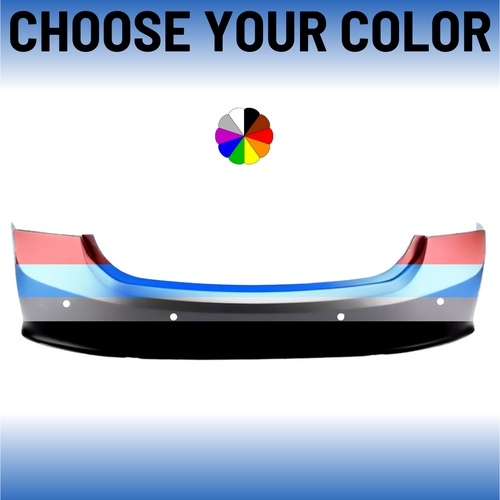 Rear Bumper Cover For 2016-2018 Chevrolet Malibu Sedan With Sensors