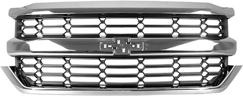 Front Grille For 2016-2019 Chevrolet Silverado 1500