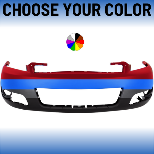Front Bumper Cover For 2006-2013 Chevrolet Impala With Fog Lamps