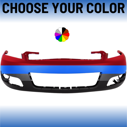 Front Bumper Cover For 2006-2013 Chevrolet Impala With Fog Lamps