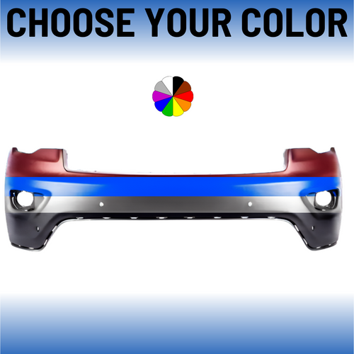 Front Bumper Cover For 2017-2021 Jeep Grand Cherokee With Six Sensors