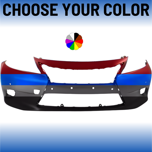 Front Bumper Cover For 2013-2015 Lexus ES300 / ES350 With Sensors