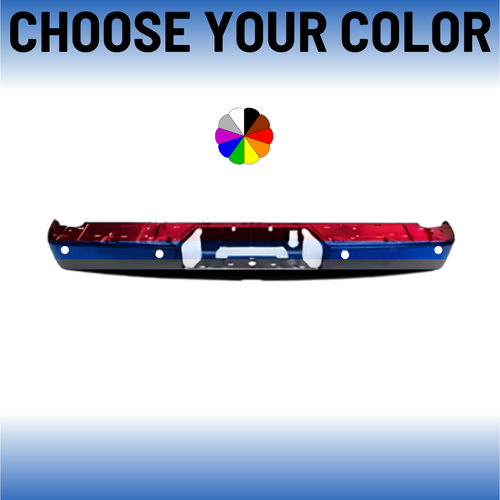 Rear Bumper For 2016-2019 Nissan Titan With Sensors
