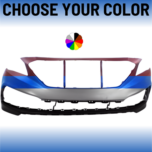 Front Bumper Cover For 2015-2017 Hyundai Sonata Sport