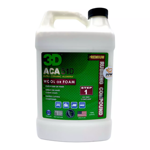 3D ACA 510 Pro Grade Rubbing Compound Gallon 510G01