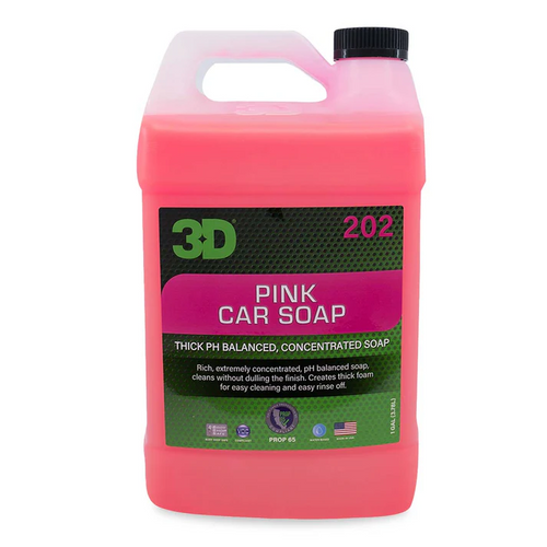 3D Pink Car Soap 1 Gallon