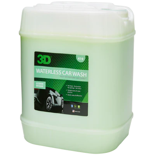 3D Waterless Car Wash 5 Gallon